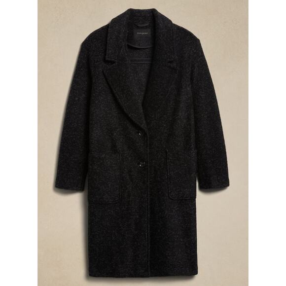 Banana Republic Factory Oversized Knit Cocoon Coat - M - Picture 1 of 4